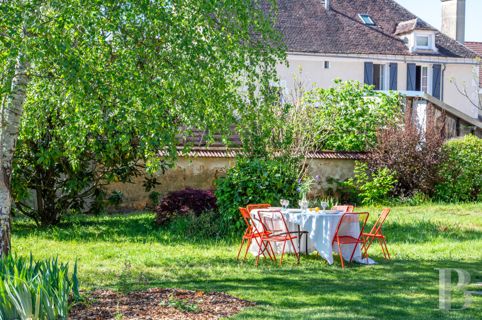 En Bourgogne, près de Chablis,  une maison de village du 19e siècle parée de briques - photo  n°25